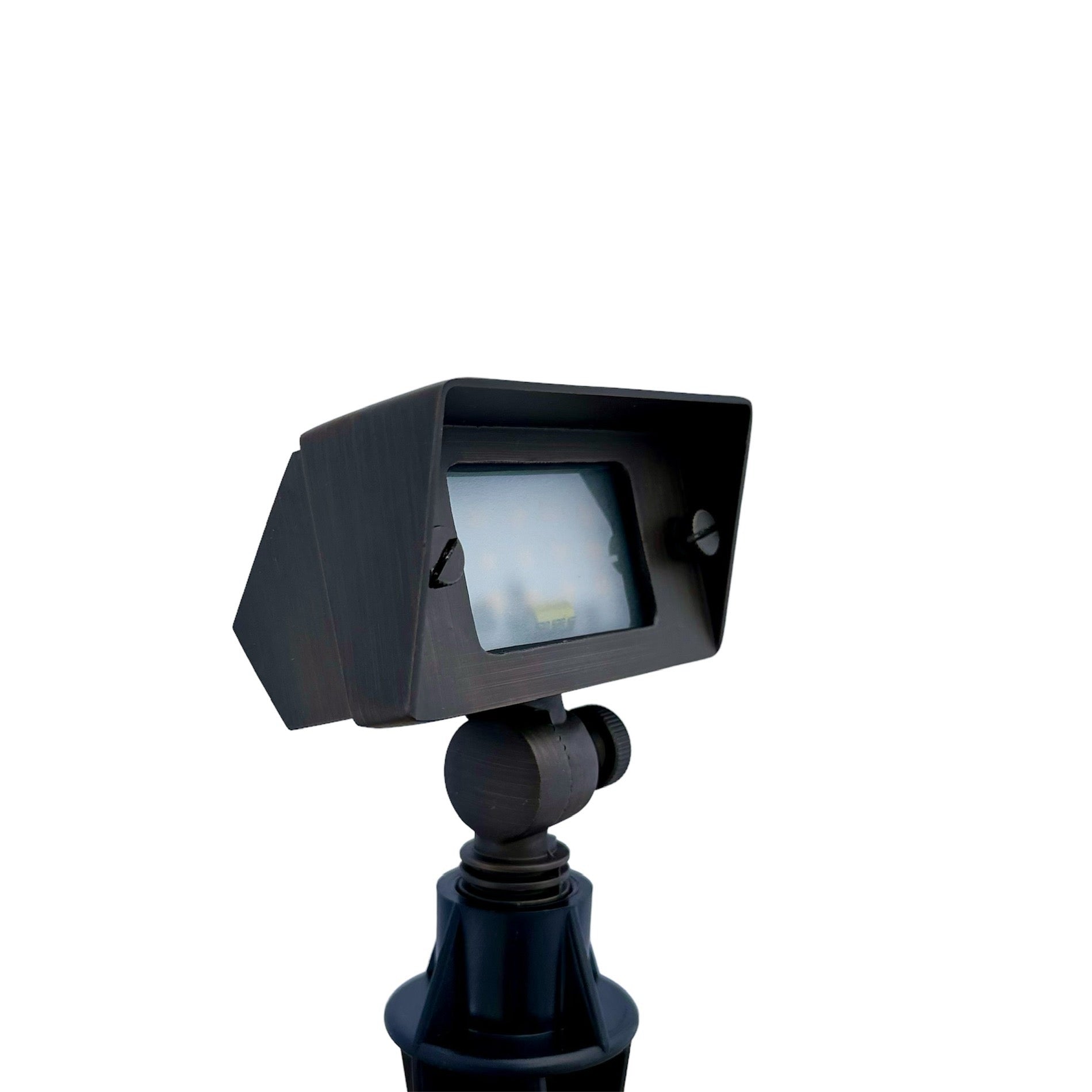 Cube Mini Wash Landscape Light Available in Aluminum & Brass