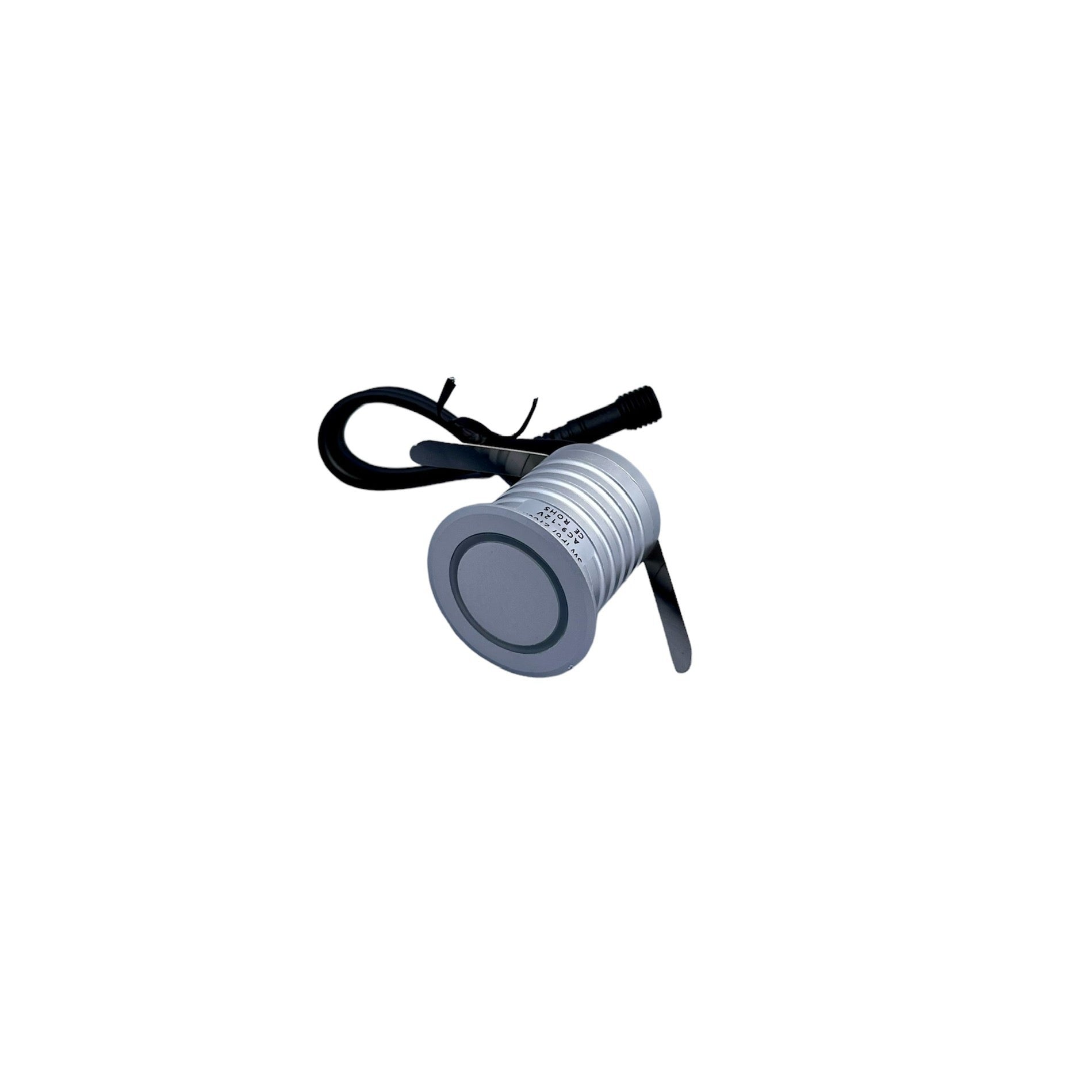 Covert Mini Halo Paver Wall Surface Mount Hardscape Landscape Light 1 Watt Halo Black Specialty Lights Lumion