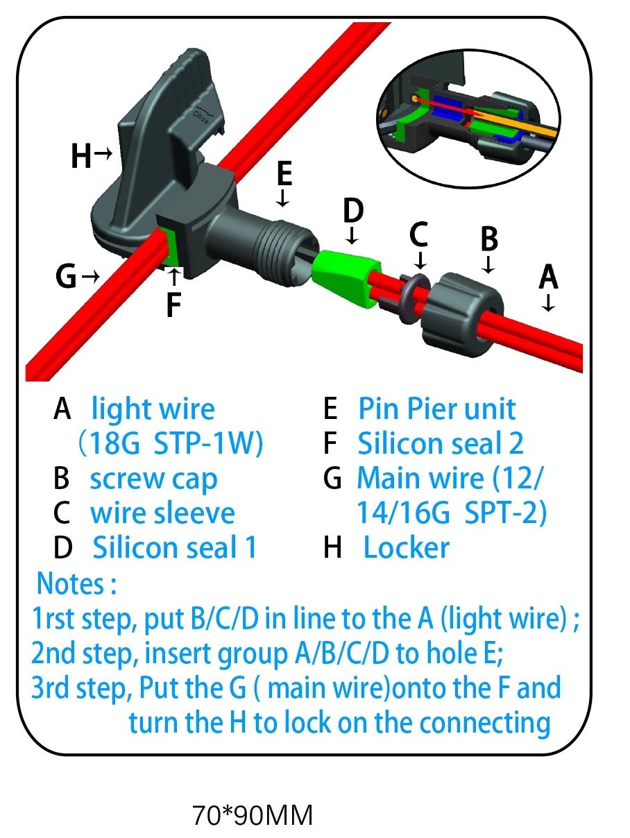 Speed Connect Landscape Lighting Connector