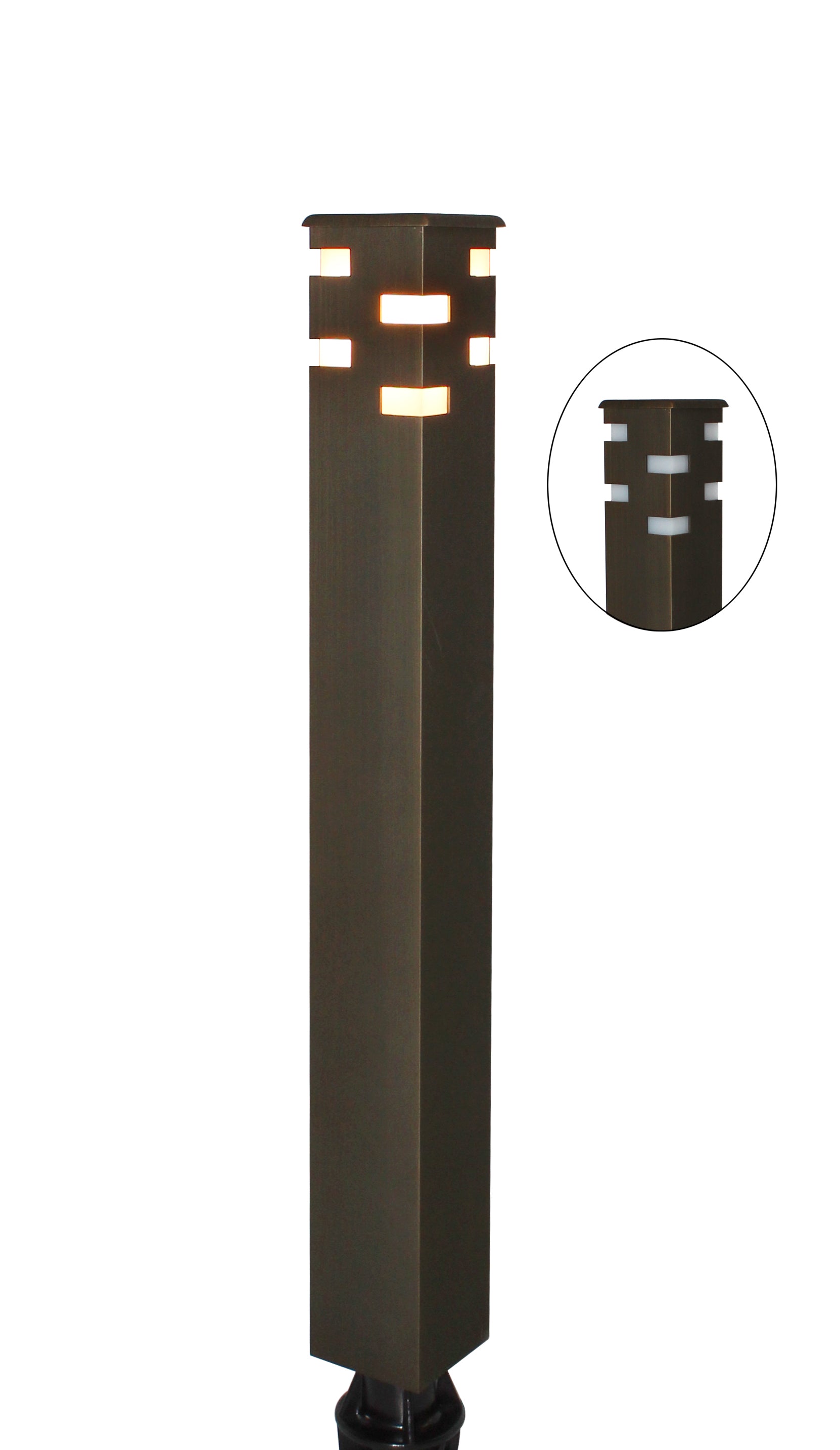 Stacked 2-PACK Path Landscape Light – Structure & Tree
