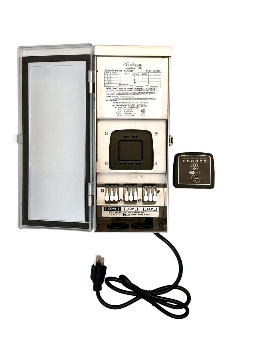 SST200WiFi Low Voltage Landscape Lighting Transformer
