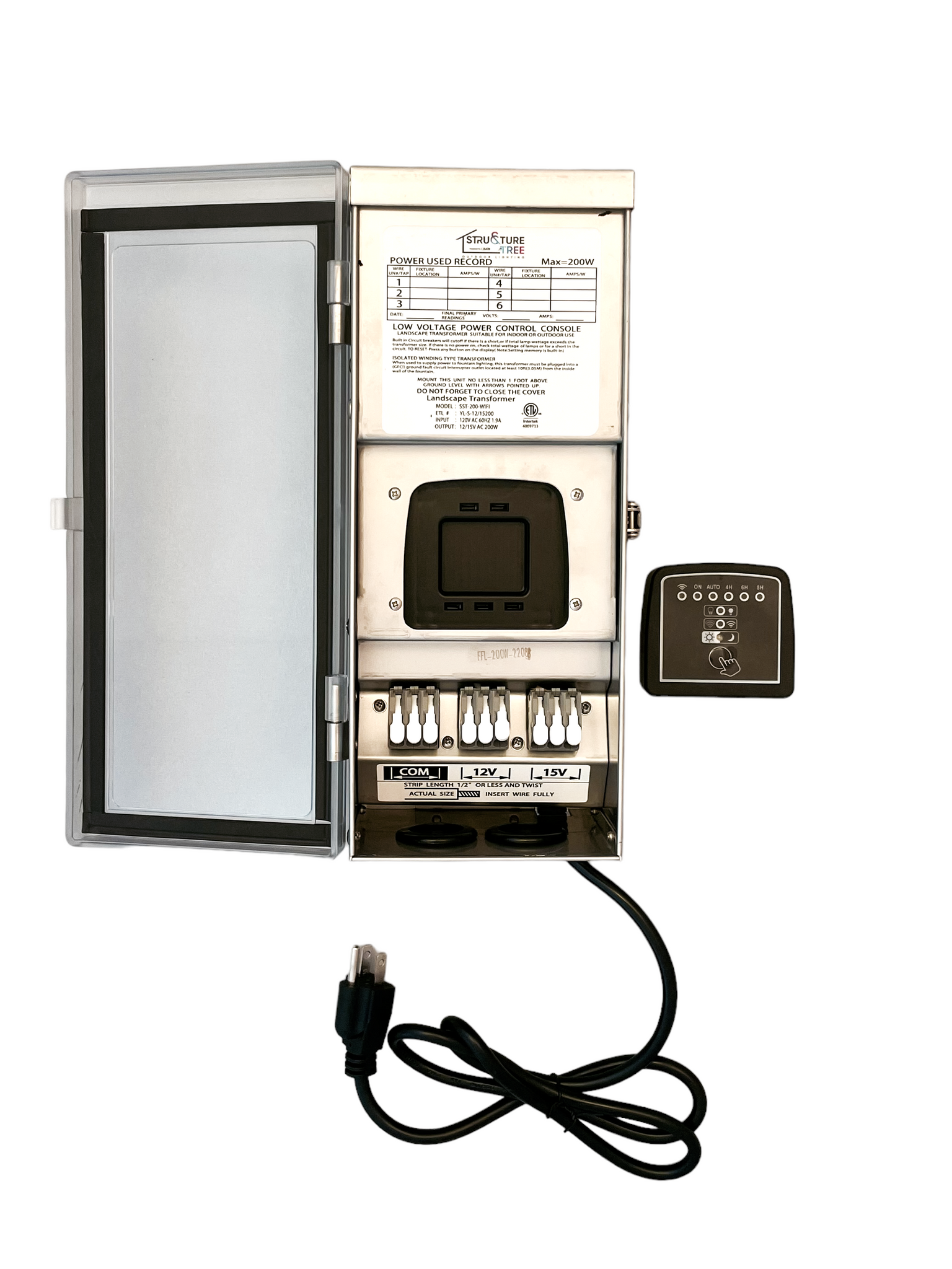 SST-200-WiFi Low Voltage Landscape Lighting Transformer