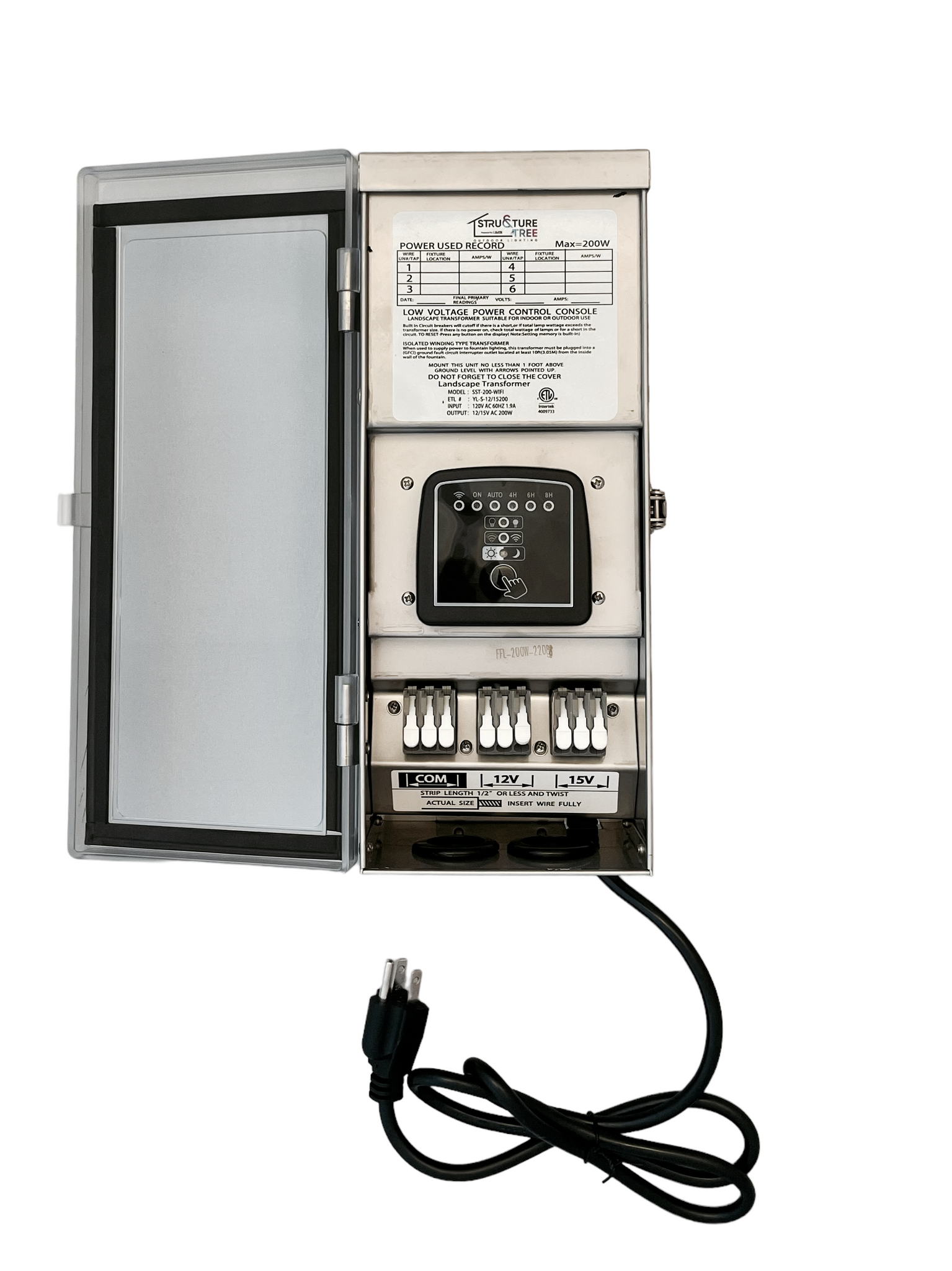 SST-200-WiFi Low Voltage Landscape Lighting Transformer