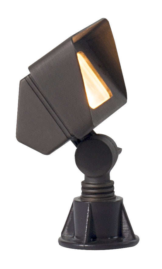 Cube Mini Wash Landscape Light Available in Aluminum & Brass