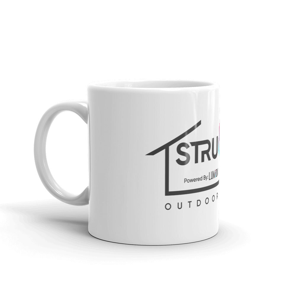 White glossy mug