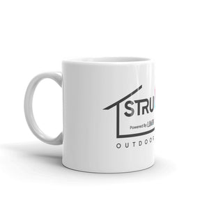 White glossy mug