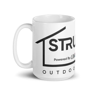 White glossy mug